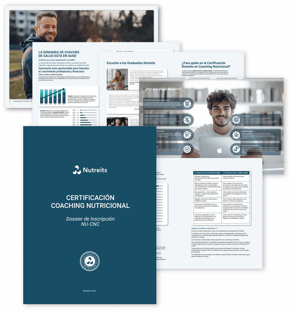 Certificación Coaching Nutricional 39 DOSIER DE PREINCRIPCON NU CNC